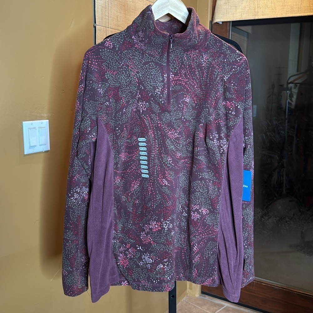 NWT Columbia Glacial IV Print 1/2-Zip Fleece Pullover Size XXL - Picture 6 of 15